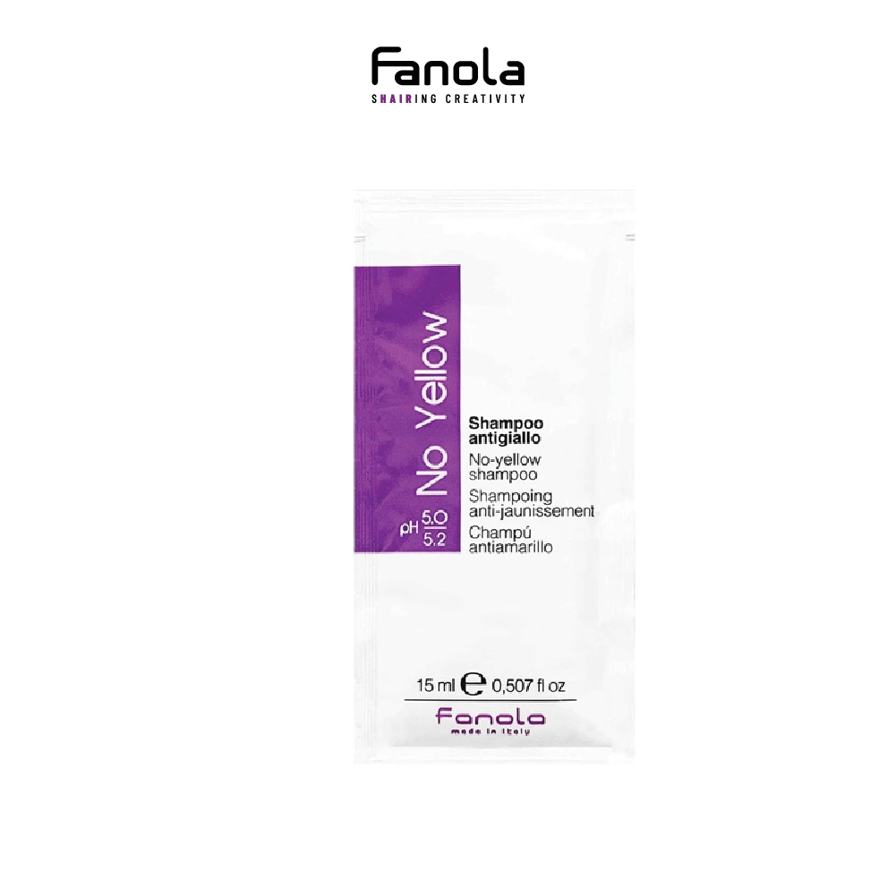 Dầu gội khử vàng cho tóc sáng NO YELLOW 15ml