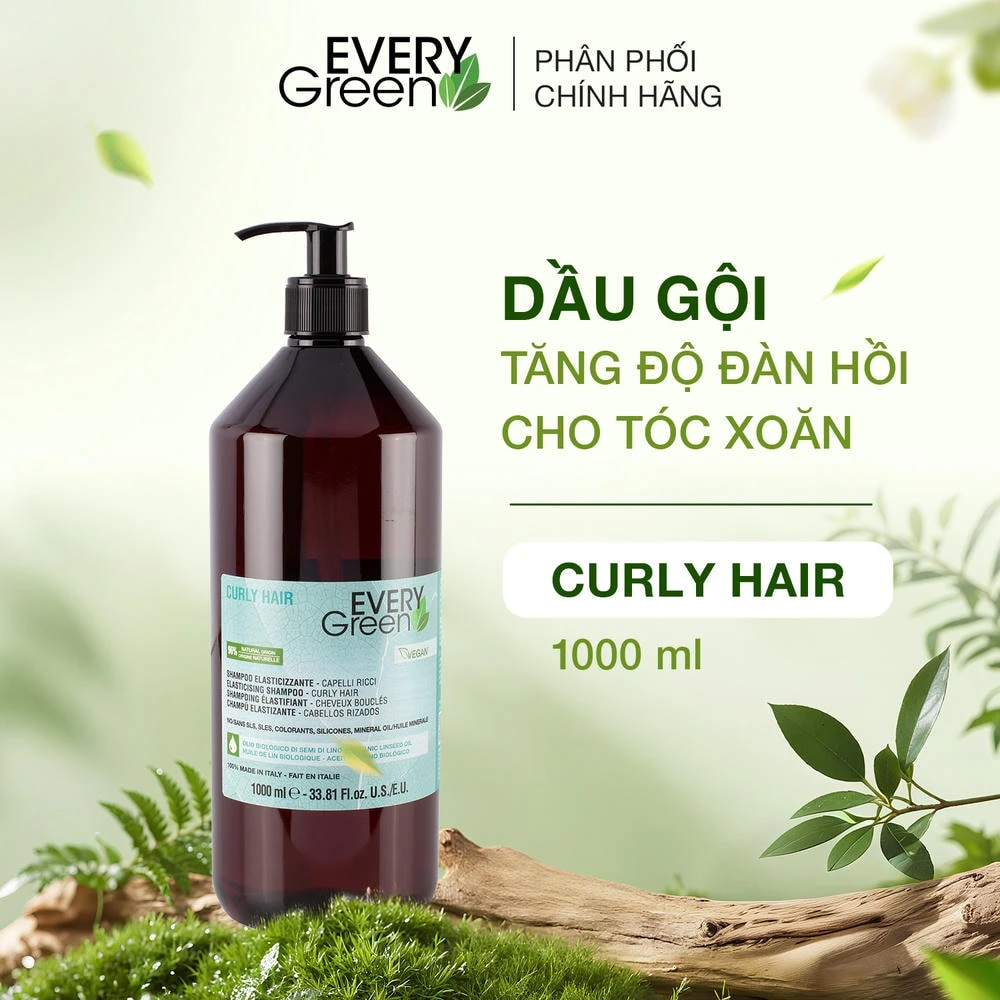 Dầu gội tăng độ đàn hồi dành cho tóc xoăn 1000ml
