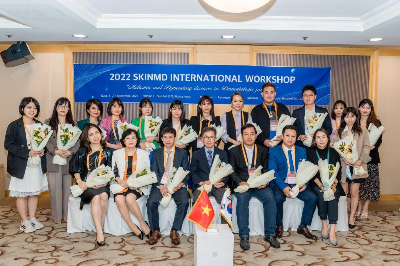 Hội thảo trị nám quốc tế 2022 với hơn 30 bác sĩ, chuyên gia Hàn Quốc - Việt Nam tham gia (Ảnh: Janami).