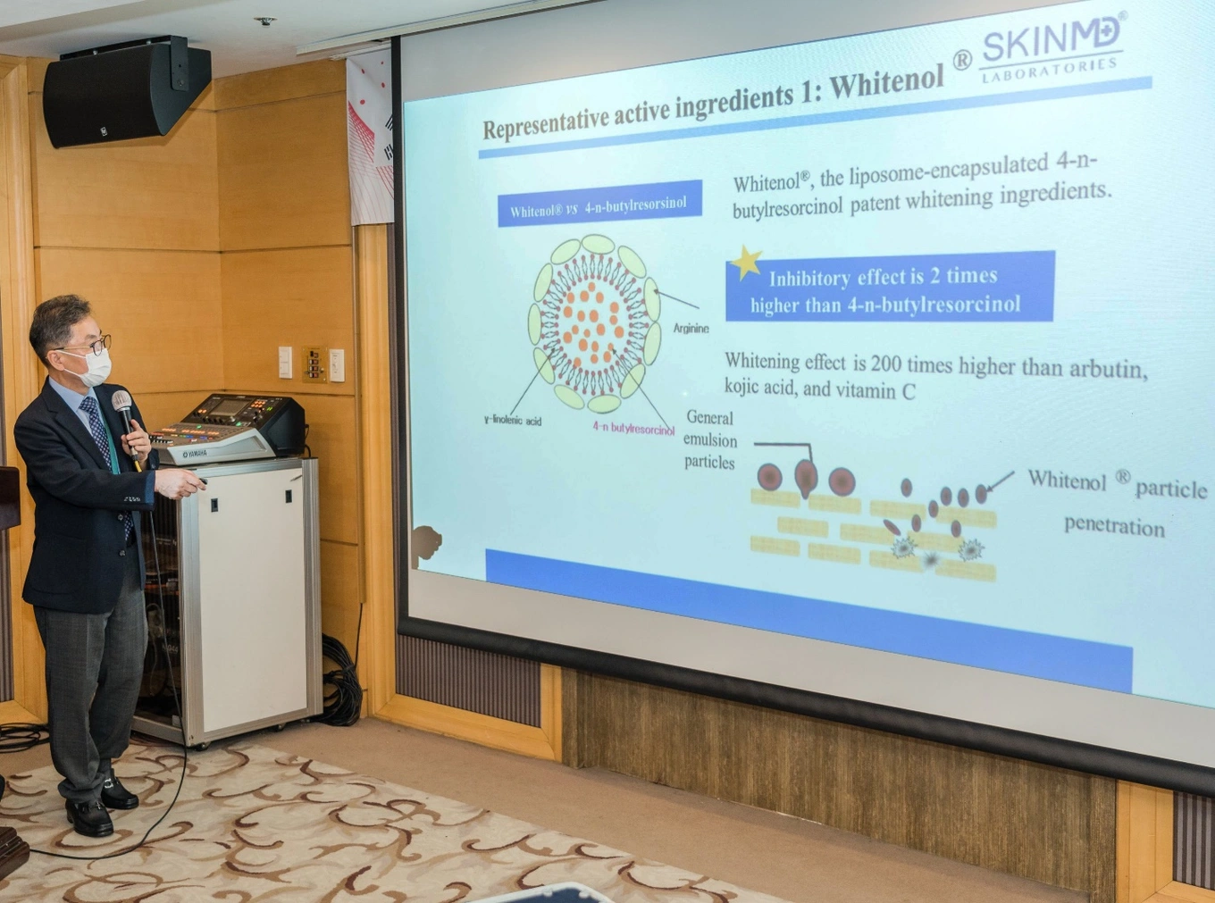 Giải pháp cho da sạm nám ở hội thảo quốc tế tại Hàn Quốc